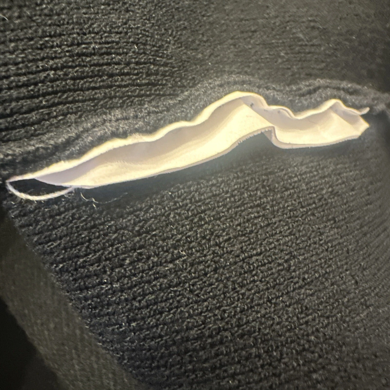 ALEXANDER WANG DONNA Bodycon Mini Abito Manica Lunga Finitura Logo Scoop M Nero