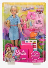 barbie doll travel set