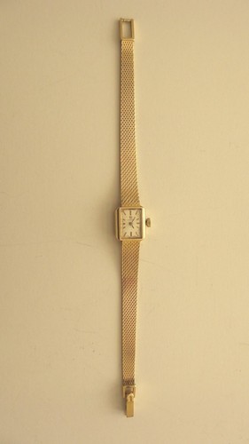 omega 14k gold ladies watch vintage
