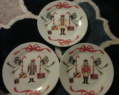 nutcracker salad plates