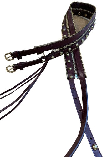REBECCA MINKOFF Suzy Leather Belt - Color Luggage - NWT  display picture 1