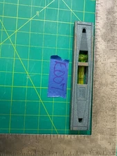 Vintage Stanley No. 42-294 Level Bubble 8" Hardware Plastic 2 Viewpoints Tool