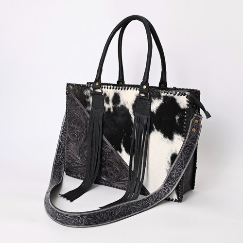 Merbaa Bag Cowhide Ladies Bags Crossbody Fringe Shoulder Tote Bags Weekender - Picture 15 of 23