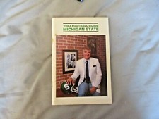 1983 MICHIGAN STATE  FOOTBALL MEDIA GUIDE Yearbook NICK SABAN Program CARL BANKS