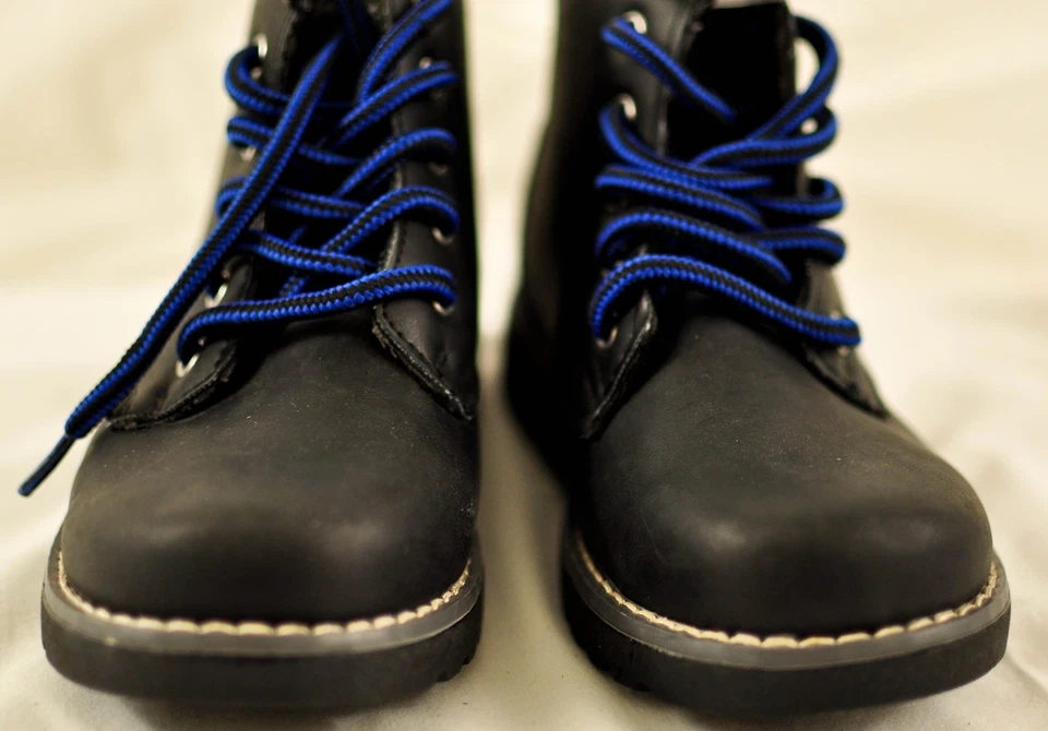 Cherokee zapatos deportivos/senderismo para niños talla 13 negro/azul soporte para tobillo con cordones Foto 2 de 4