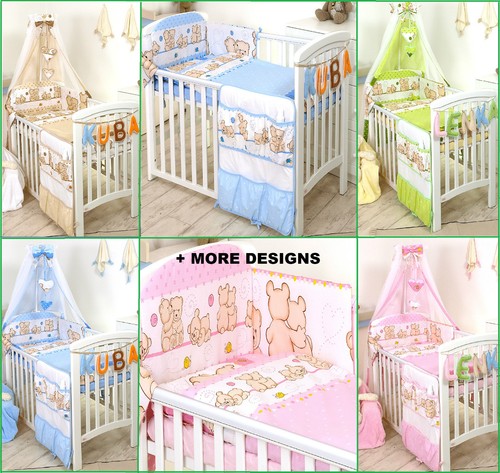 3,5,7 or9 COT BEDDING SET NURSER BABY 