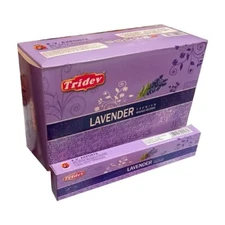 Tridev Hand Rolled Lavender Incense Sticks Premium Scent Masala Agarbatti 180g