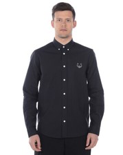 Kenzo Shirt TIGER Cotton Man Black 1LC 5CH400 99 Sz S MAKE OFFER