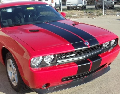 10" VINYL RALLY STRIPES RACING STRIPE + BONUS For DODGE CHALLENGER - Foto 3 di 7