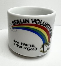Vintage Bauscher Weiden Berlin Volunteers Are Worth A Pot o’ Gold Thick Mug