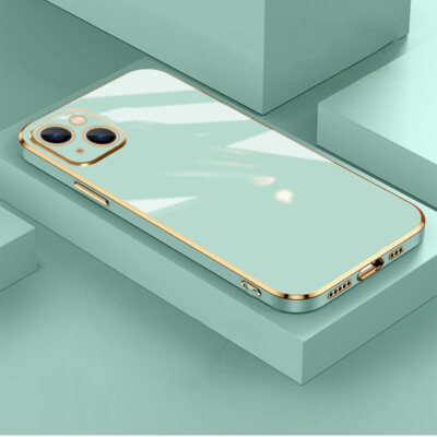 Case For iPhone 16 15 14 13 Pro Max 12 11 7 8 Shockproof Plating TPU Phone Cover