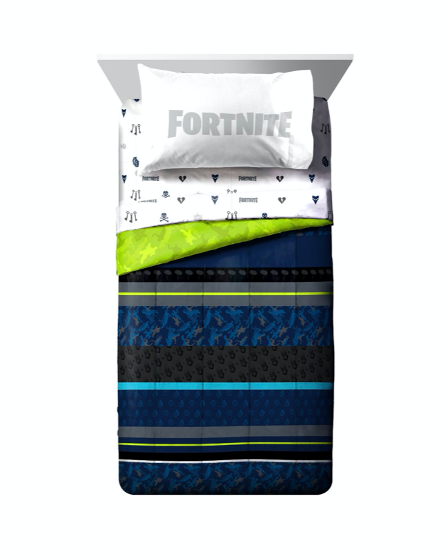 New Fortnite Full Size Comforter Set Bed in a Bag Sheets Bedding Kid's