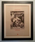 ROLLING STONES*Tumbling Dice*1972*RARE*ORIGINAL*POSTER*AD*FRAMED*FAST WORLD SHIP