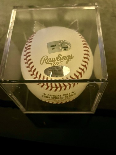 Mark Teixeira Yankees 2009 World Series Autograph Baseball Steiner COA - Picture 3 of 3