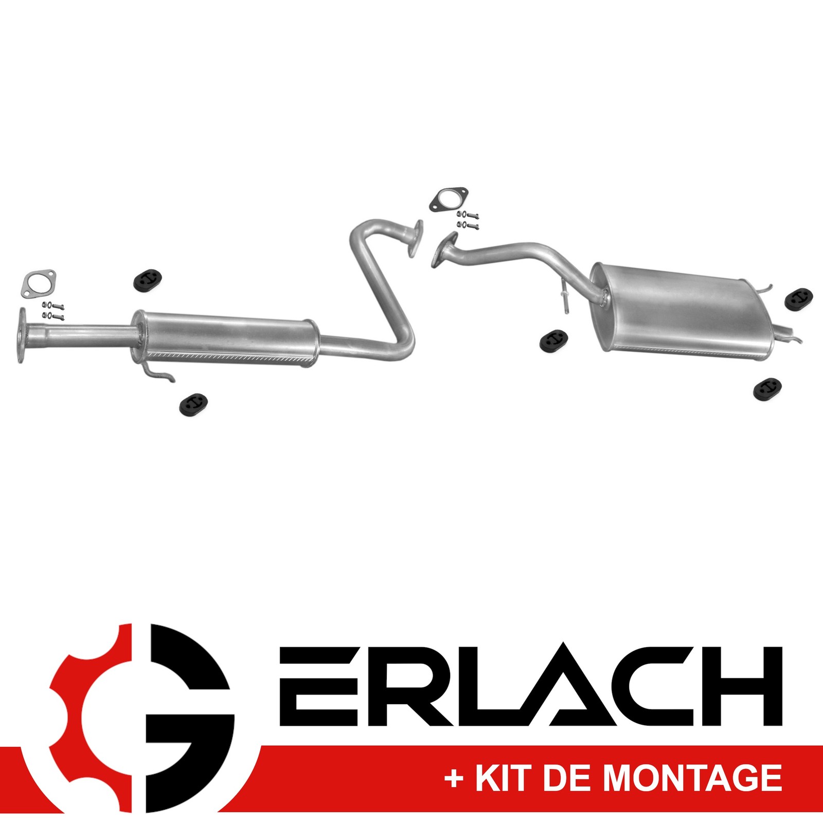 Échappement silencieux Rover 200 en acier renforcé et soudures haute résistance
