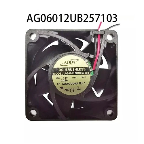 New ADDA Desktop Case fan 12VDC 0.32A 60*60*25MM AG06012UB257103 AD0612UB-A71GL
