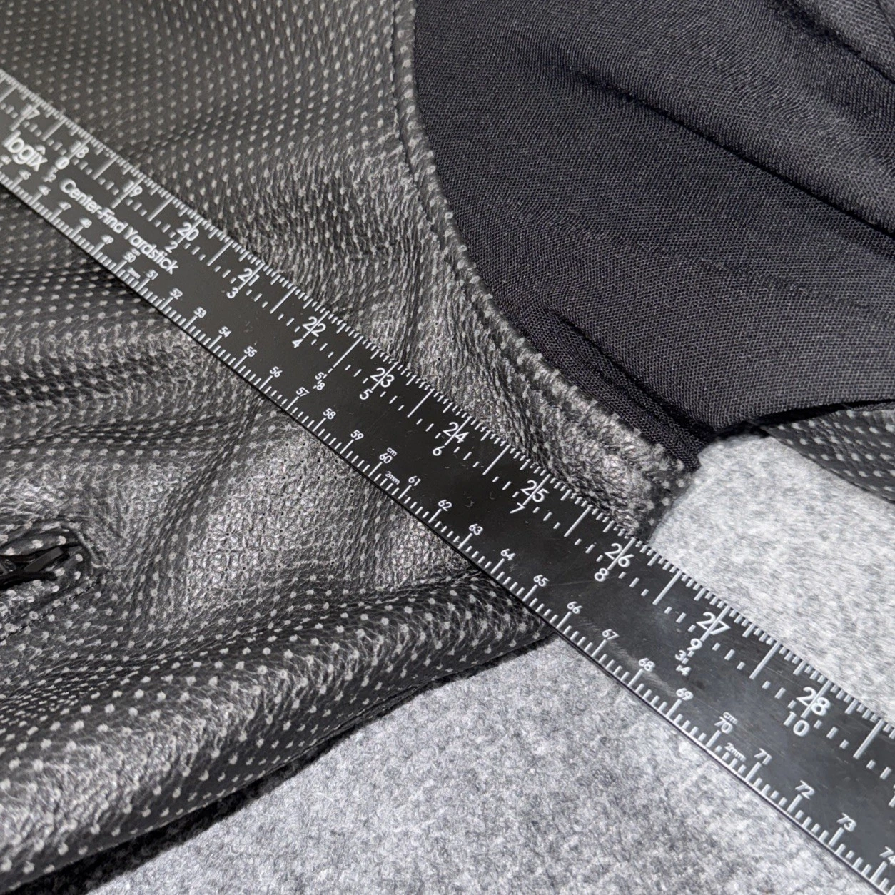 Fieldsheer Mens Perforated Leather Motorcycle Jacket Black Size 52 - product detail image 12