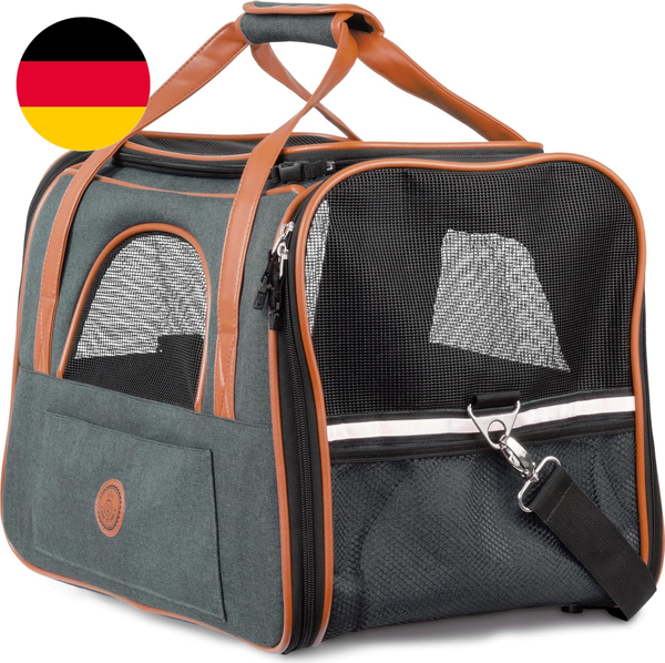Hund IST KÖNig Hundetasche-Katzentasche Bis 8Kg Hundebox/Transportbox Katze | Hu-image