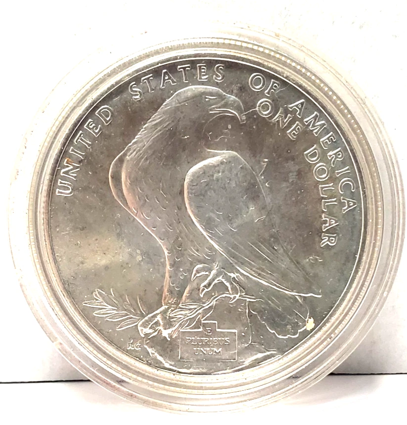 1984 S LOS ANGELES OLYMPIAD COLISEUM SILVER DOLLAR - Image 4 of 4