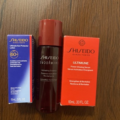 Shiseido Skincare set of 3 