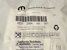 Set Of 4 OEM Jeep, Ram And Dodge Genuine Mopar Part Wheel Locks 8221 2564 AA.