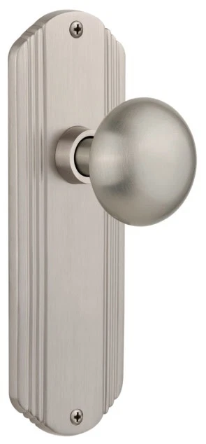 Nostalgic Warehouse DECNYK_SD_NK New York Solid Brass Single - Nickel - Image 1 of 1