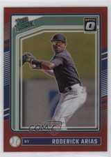 2024 Panini Donruss Optic Rated Prospects Red Prizm 37/99 Roderick Arias 10w8