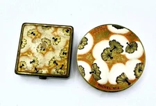 2 Pc lot Vintage Coty Powder Compact