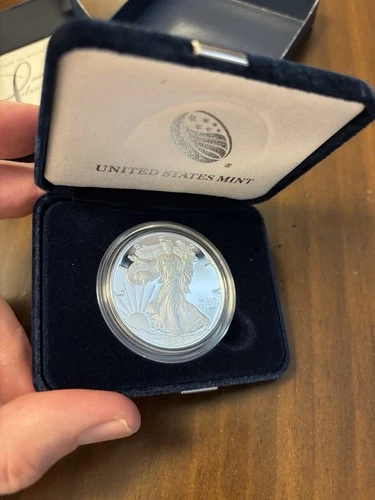 🪙 🦅 2019-W American Silver Eagle Proof $1 Coin 1 oz .999 Silver OGP COA 🦅 🪙