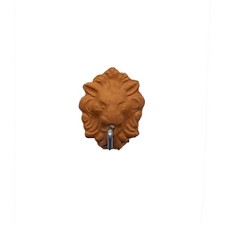 Fontana testa bocca di leone statica di terracotta