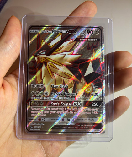 Pokemon Dusk Mane Necrozma GX Ultra Rare Full Art 145/156