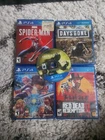 playstation 4 games lot
