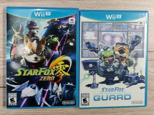 Star Fox Zero + Star Fox Guard (Wii U, 2016) Tested Working Guard Missing Manual