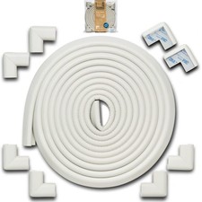 Roving Cove HeftyFit Edge Corner Protector Baby Large 18 feet, Oyster White