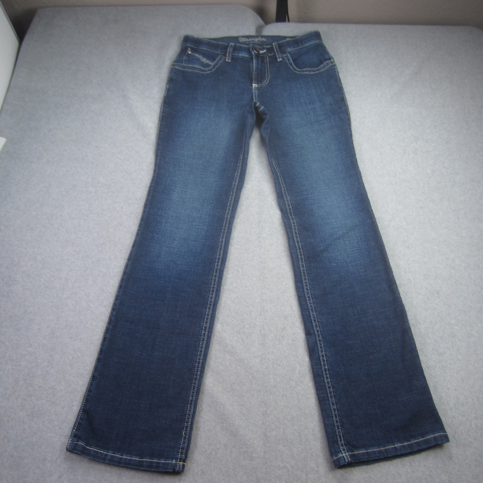 Womens 3/32 Blue Ultimate Riding Dark Wash Bootcut Western