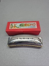 Vintage ECHO XXXXX Harmonica M. Hohner Paris 1937 Original in Box Germany Rare