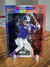 2026 Leaf Pro Set Metal Baseball Derek Curiel Top Prospect RC #/6 RWB