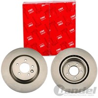 2X TRW Bremsscheiben 360Mm BelÜFtet Vorne Passend FÜR Land Rover Discovery