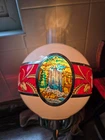 Vintage Coors Beer Waterfall Globe Man Cave Bar Wall Mount Lamp 7' Cord