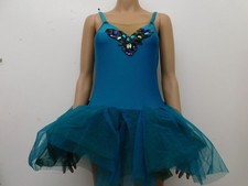 Dance Costume Revolution 697 Medium Child Tutu Ballet Sequin Peacock Pageant