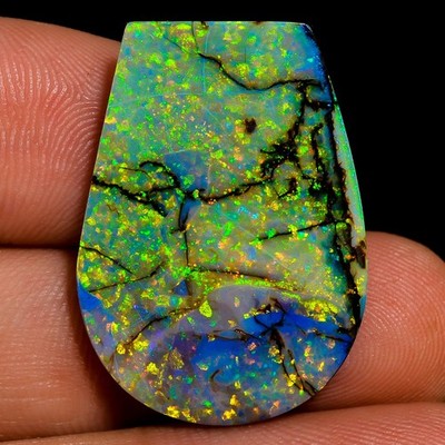 10.20CT 19x27x3mm Natural Monarch Opal, Sterling Opal Fancy Shape Gemstone BC-68