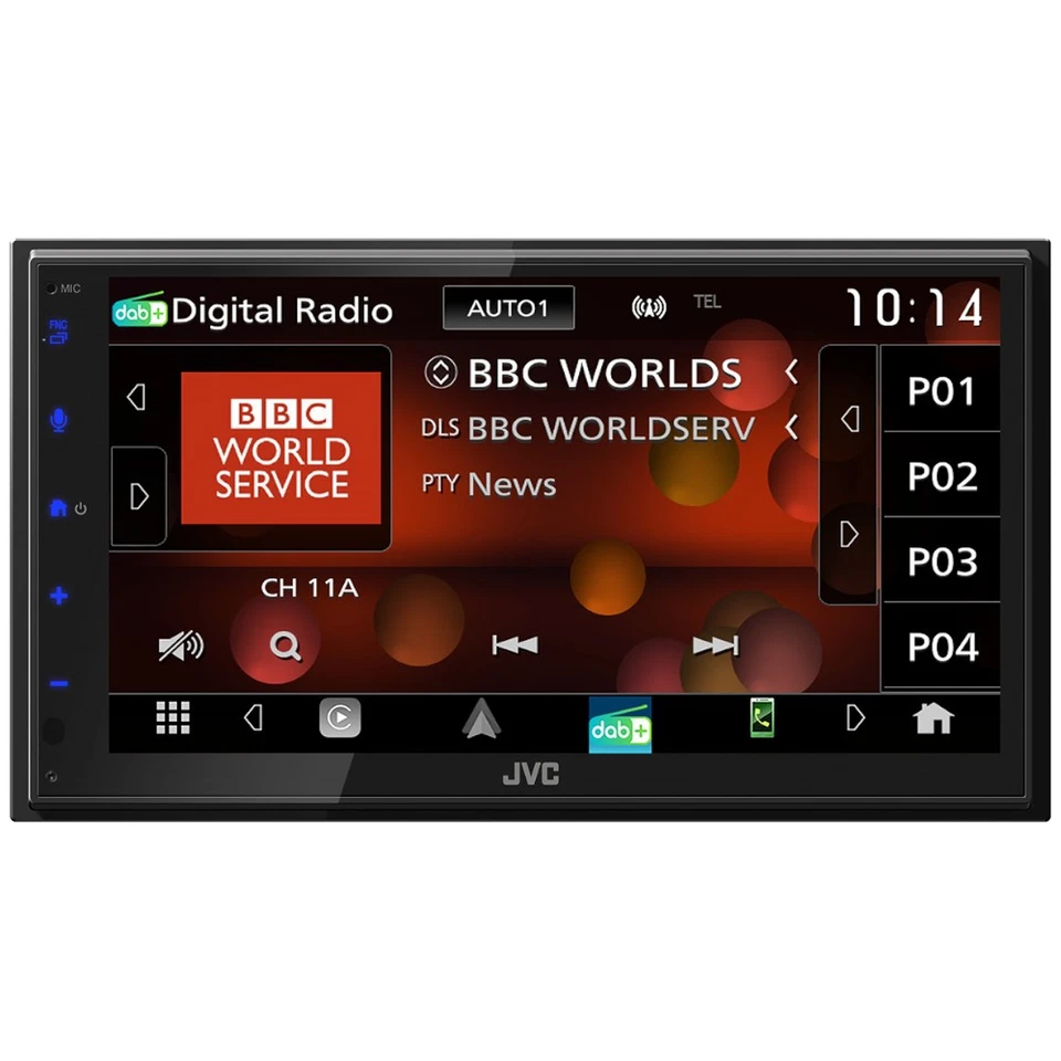 JVC KW-M695DBW 2-DIN Autoradio mit DAB+, Wireless Apple CarPlay & Android Auto - Bild 3 von 4