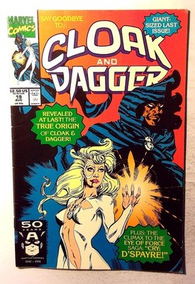 Mutant Misadventures Cloak and Dagger #19 1991 Marvel Cloak & Dagger Comic