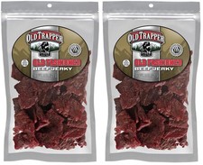 Old Trapper Beef Jerky, Old-Fashioned 8 Ounce Bag, Tender 8 Pack of 2