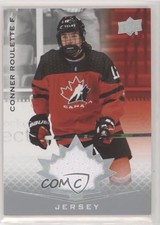 2021 Upper Deck Team Canada Juniors Jersey Conner Roulette #28 09pv