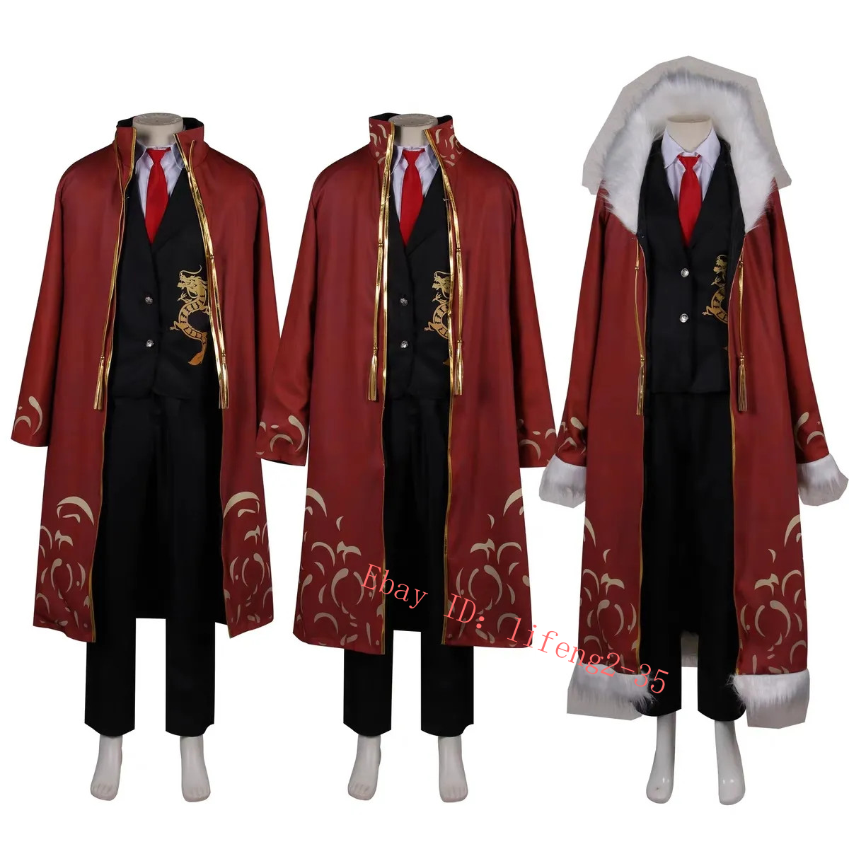 Library of Ruina Xiao Chun Lowell Cecil Cosplay Costume Set Outer