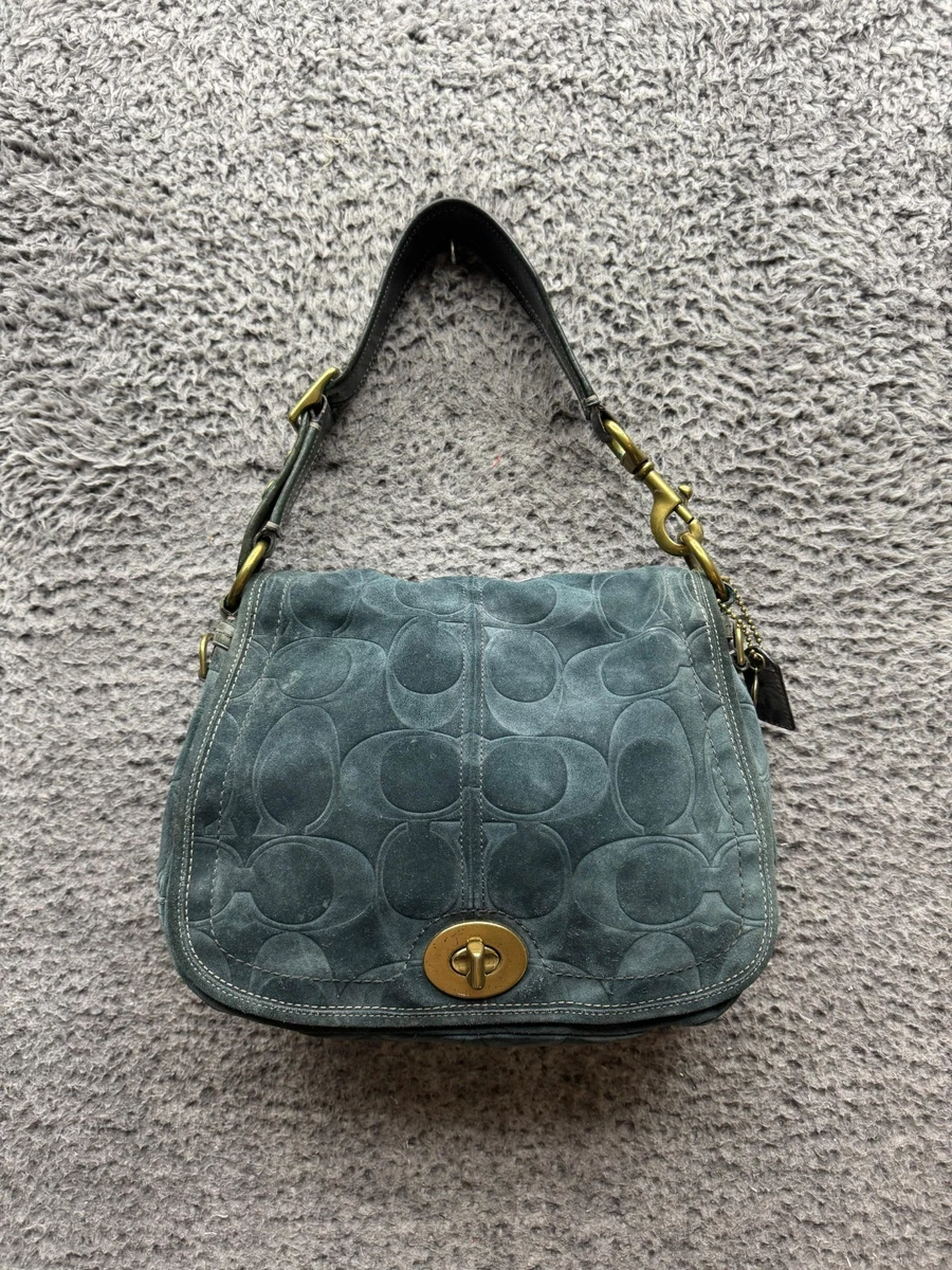 バッグ COACH 65th Suede One-Shoulder Bag Coach Legacy Suede Exterior Shoulder Bag Bags & Handbags for Women