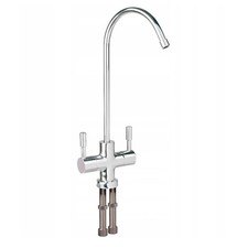 Double Lux Tap Faucet for RO Drinking Water Filter 1/4" Ceramic Valve