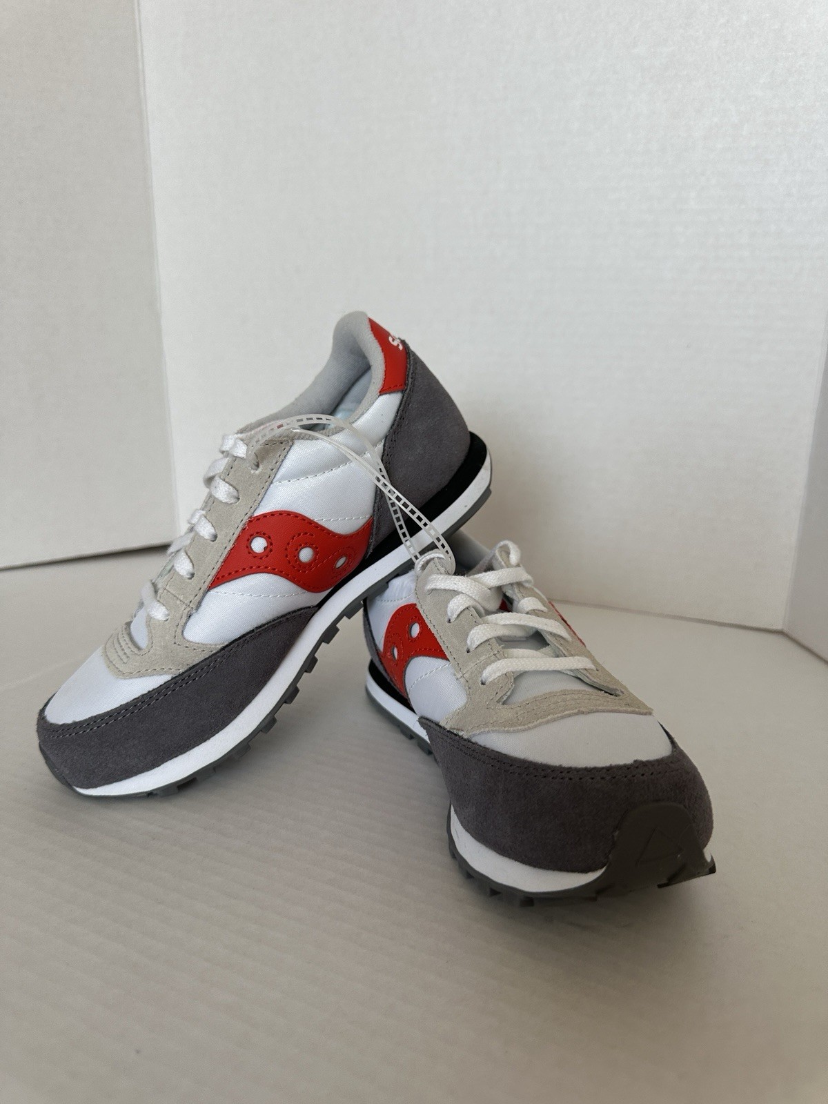 Size 2m Lace Up Red Gray Athletic
