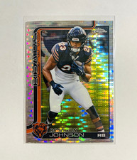 Topps Chrome 2024 Roschon Johnson Chicago Bears #55 RC Rookie Football Card. rookie card picture